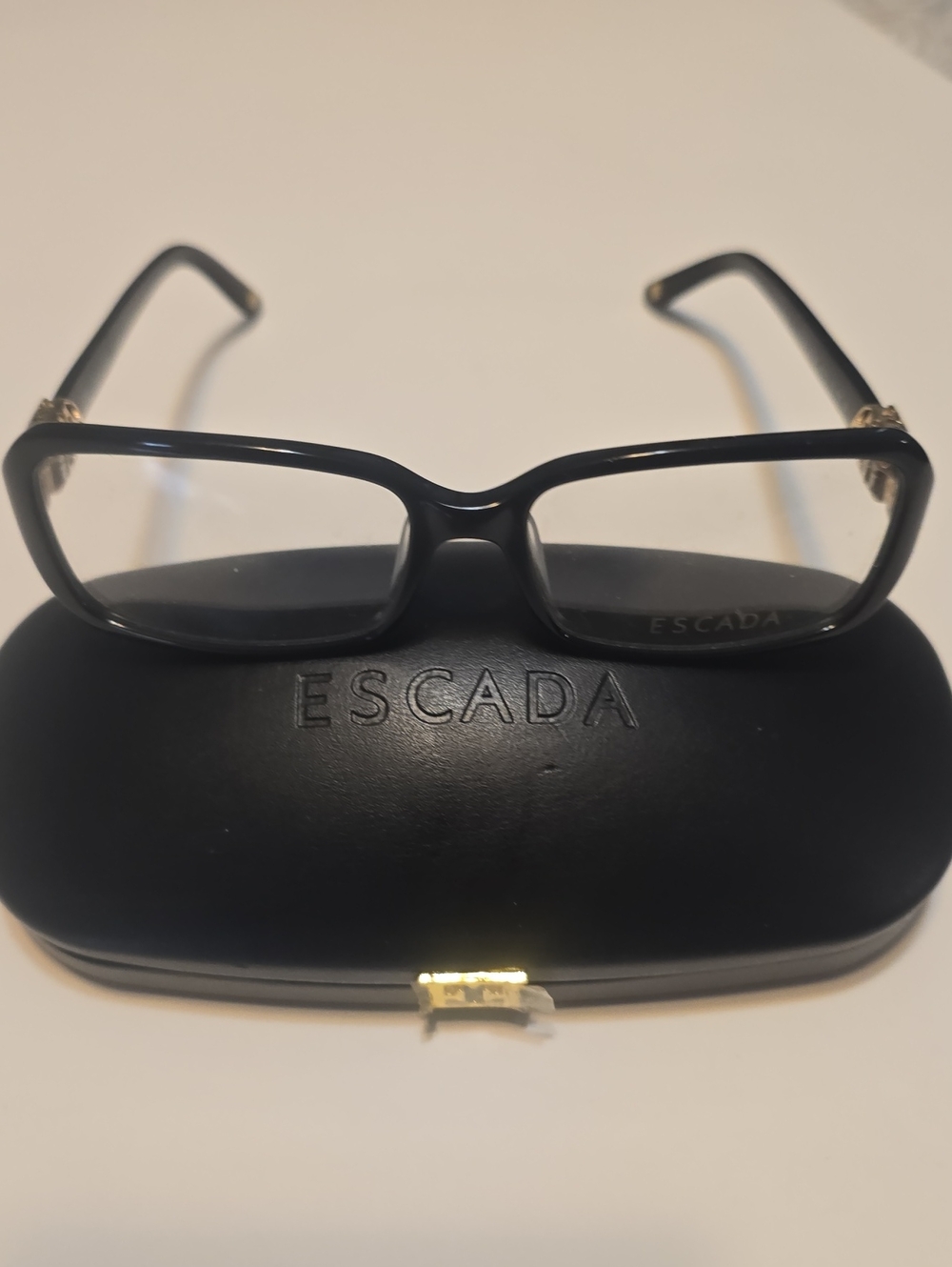 Escada Black Eyeglasses with Case